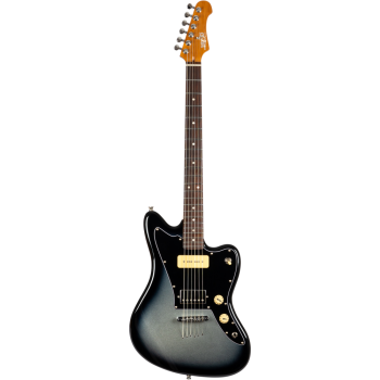 Jet guitars jj350 baritone moonburst silver burst