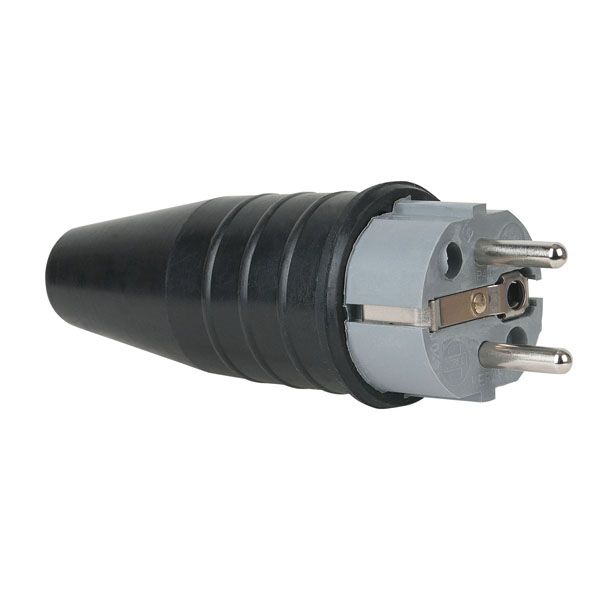 Showtec Conector Schuko Macho Gris RF:90398 Conector Schuko Macho Gris RF:90398
