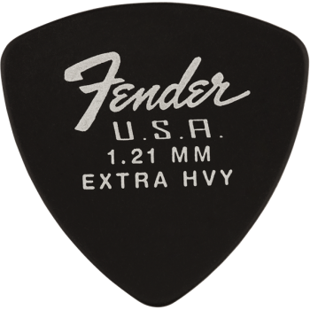 Fender puas 346 dura-tone black.pack 12 de unidades puas
