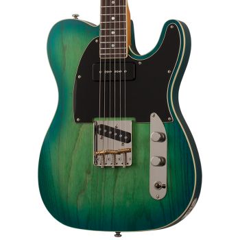 Schecter pt special aqua burst pearl. guitarra eléctrica