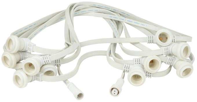 Showtec Lámpara Blanca Colgante E27 20 m x 100 cm E27 20-m x 100-cm Blanca
