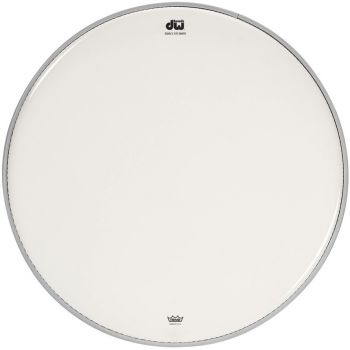 Drum workshop parche para tom double a white smooth 16 drdhaw16