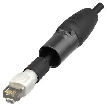 Neutrik ne8mxr-b-top ethercon housing / retractable