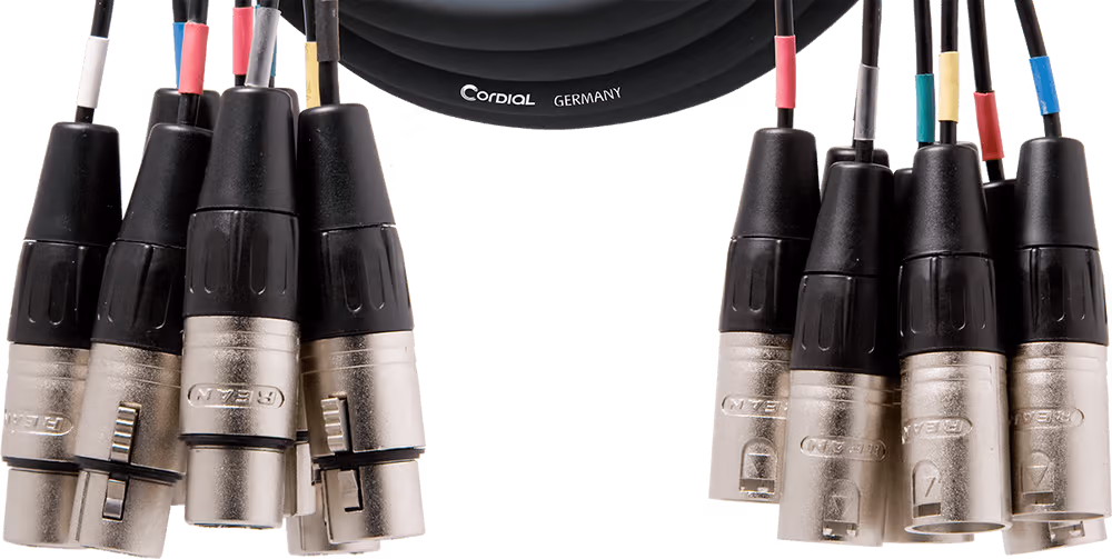 Cordial multipar 8 xlr macho/hembra 3 m