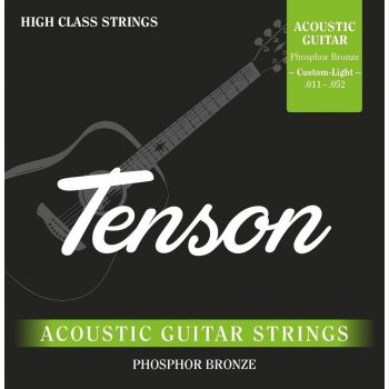 Gewa f600745 cuerdas guitarra acústica phosphor bronze .011 - .052, custom light