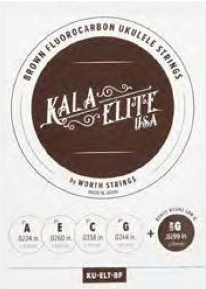 Kala Kueltbf Juego De Cuerdas Elite Usa Para Ukelele Ubass De Fluorocarbono KUELTBF