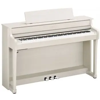 Yamaha CLP-845 WB Clavinova Piano Digital Abedul Blanco