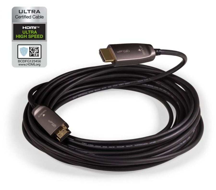 QED Performance Optical Ultra HS HDMI 20M Cable HDMI Performance Optical Ultra HS HDMI 20M